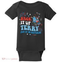 Back It Up Terry Put It In Reverse 4th Of July Baby Bodysuit thumb 0
