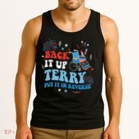 Back It Up Terry Put It In Reverse 4th Of July Tank Top thumb 3