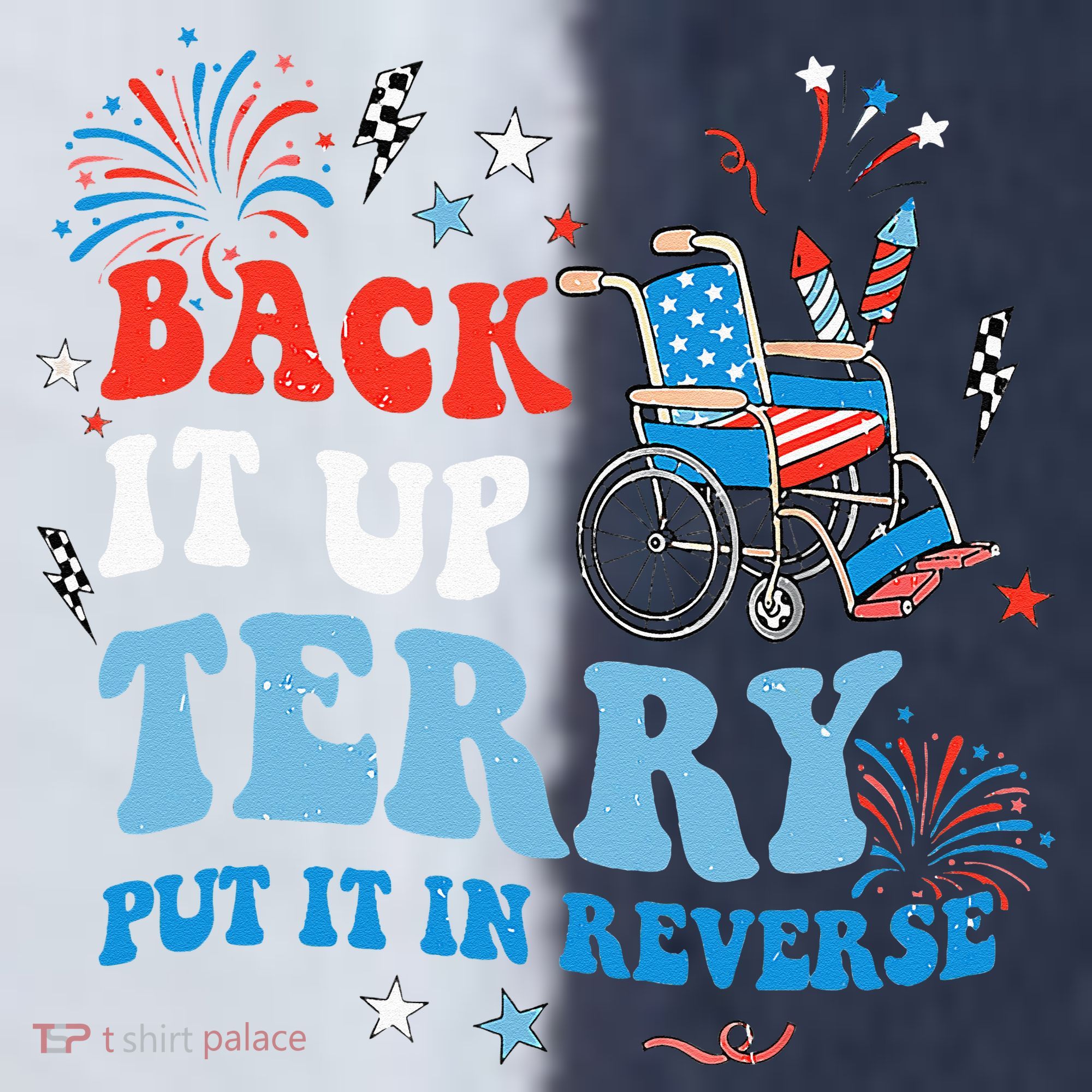 Back It Up Terry Put It In Reverse 4th Of July Sport-Tek Competitor United Soccer Jersey