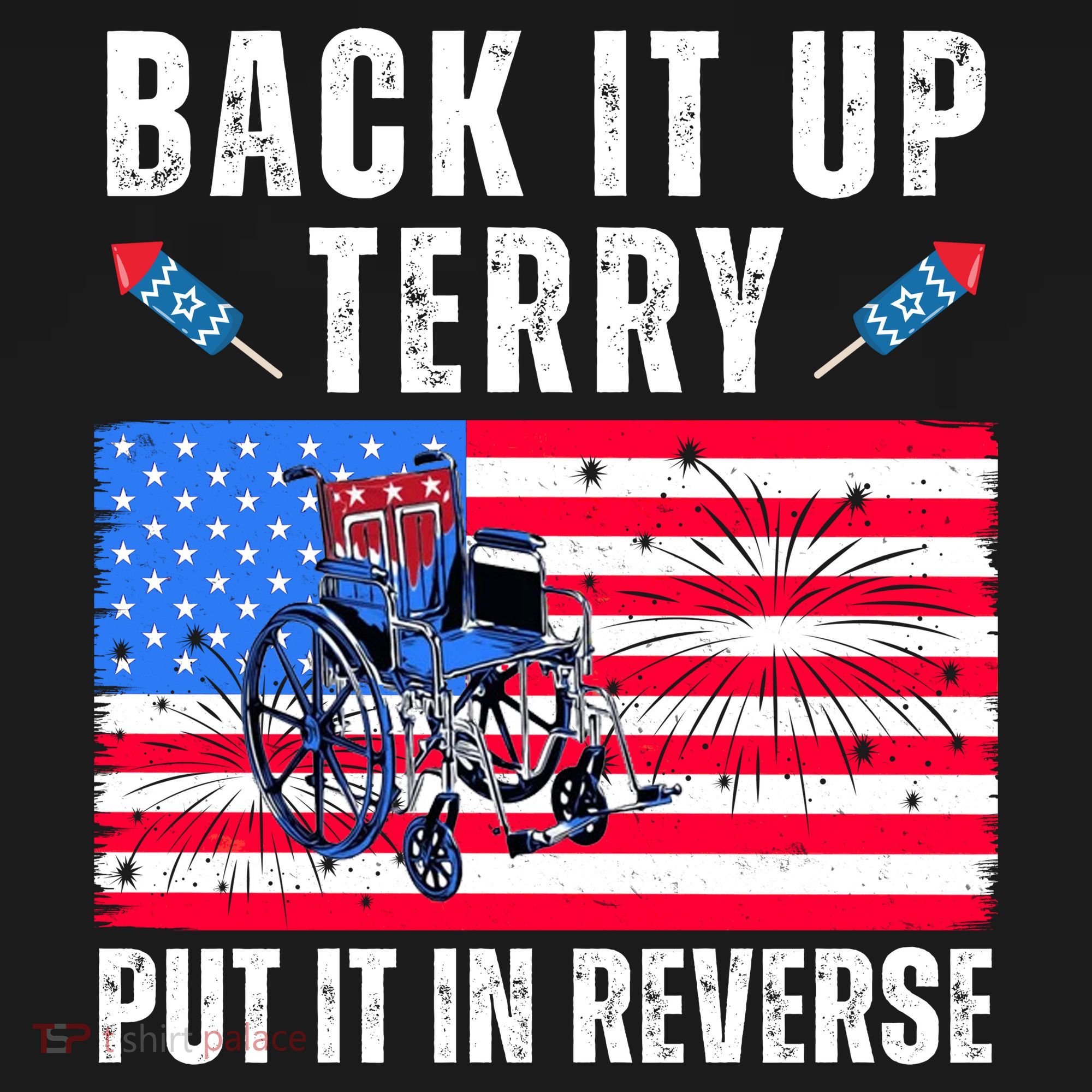 Back It Up Terry Put It In Reverse 4th Of July Usa Ornament