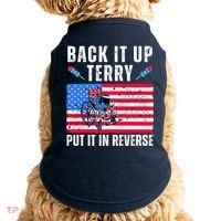 Back It Up Terry Put It In Reverse 4th Of July Usa Doggie Tank thumb 0