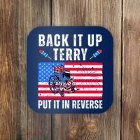 Back It Up Terry Put It In Reverse 4th Of July Usa Coaster thumb 0