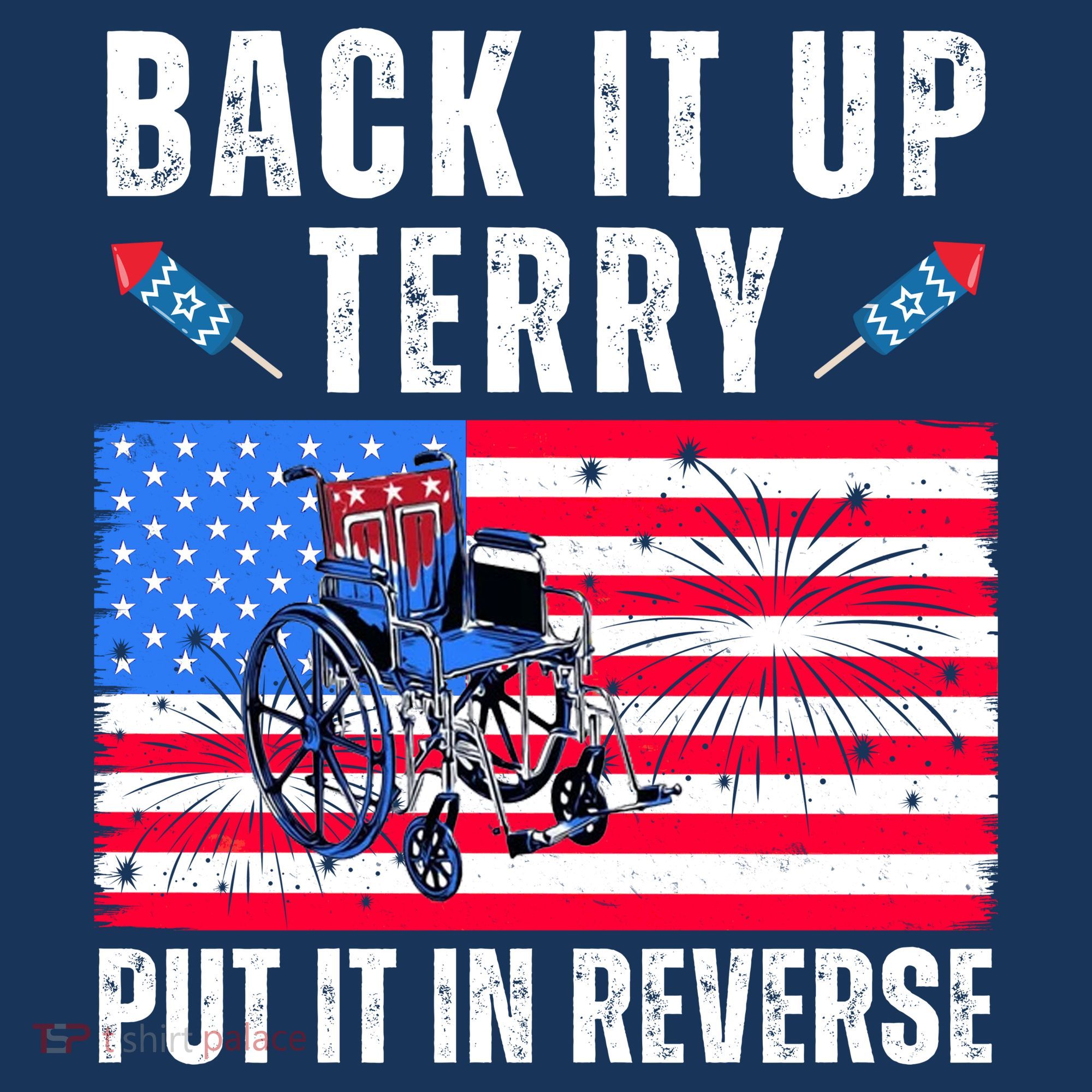 Back It Up Terry Put It In Reverse 4th Of July Usa Women's Tank Top