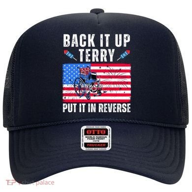 Back It Up Terry Put It In Reverse 4th Of July Usa Hat