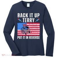 Back It Up Terry Put It In Reverse 4th Of July Usa Women's Long Sleeve Shirt thumb 0