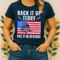 Back It Up Terry Put It In Reverse 4th Of July Usa Women's T-Shirt thumb 2