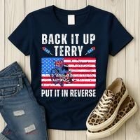 Back It Up Terry Put It In Reverse 4th Of July Usa Women's T-Shirt thumb 3