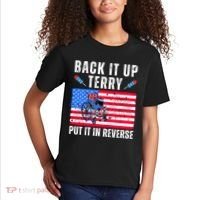 Back It Up Terry Put It In Reverse 4th Of July Usa Kids T-Shirt thumb 2