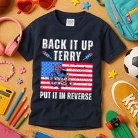 Back It Up Terry Put It In Reverse 4th Of July Usa Kids T-Shirt thumb 3