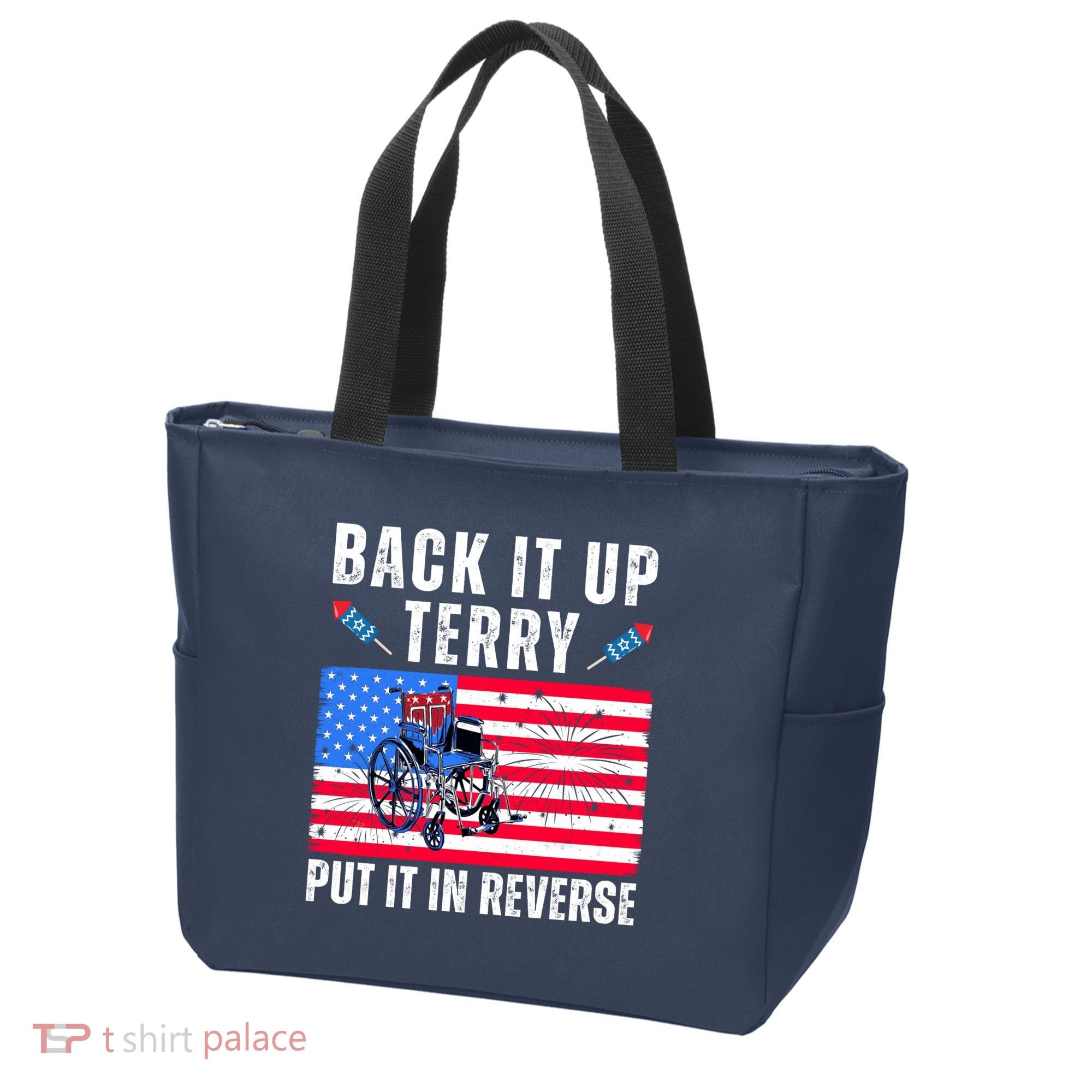 Back It Up Terry Put It In Reverse 4th Of July Usa Tote Bag