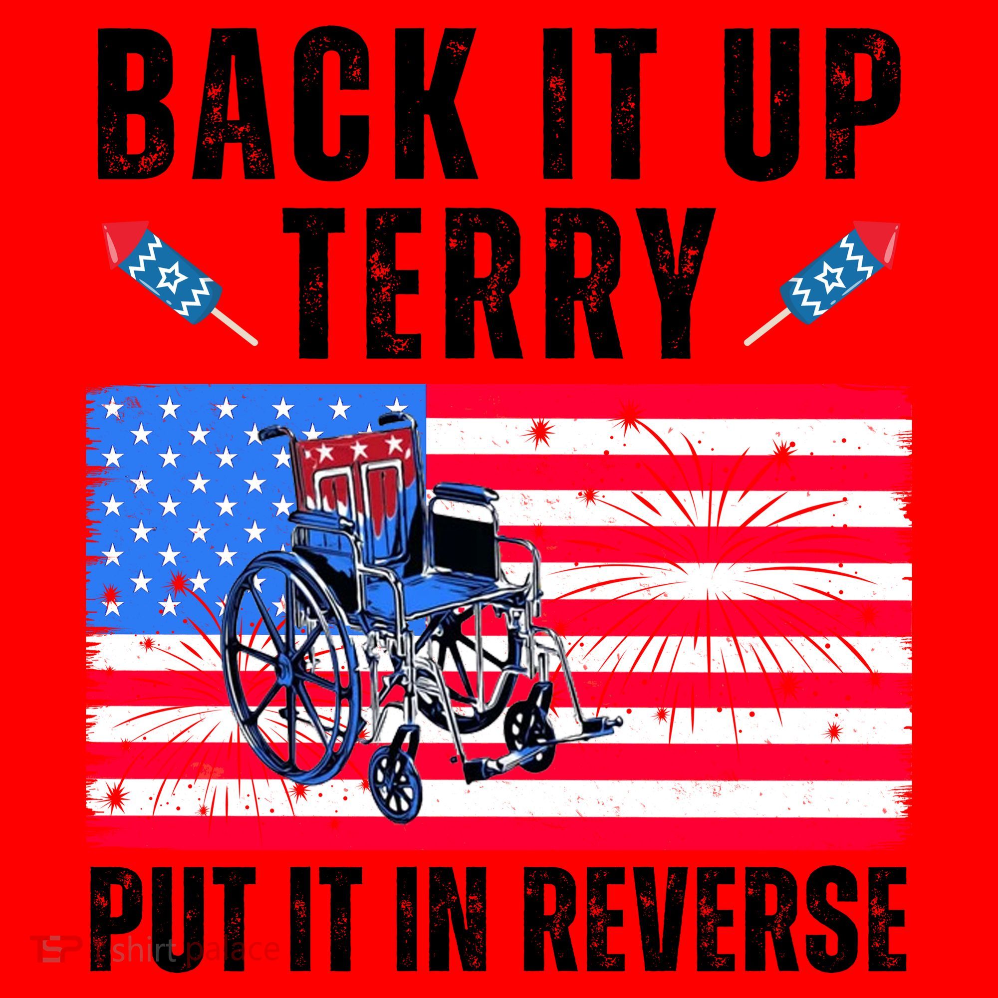Back It Up Terry Put It In Reverse 4th Of July Usa Santa Hat