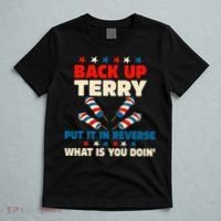 Back It Up Terry Put It In Reverse July 4th Fireworks Terry T-Shirt thumb 5