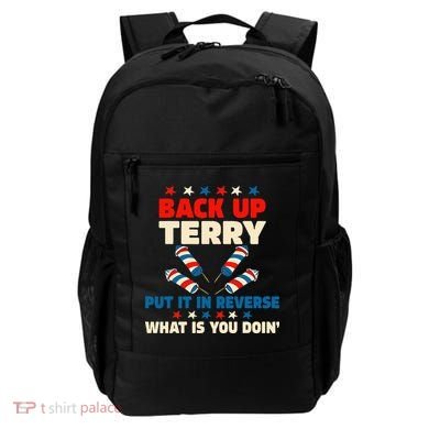 Back It Up Terry Put It In Reverse July 4th Fireworks Terry Backpack
