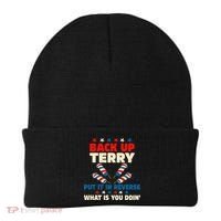 Back It Up Terry Put It In Reverse July 4th Fireworks Terry Beanie thumb 0