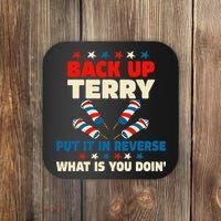 Back It Up Terry Put It In Reverse July 4th Fireworks Terry Coaster thumb 0