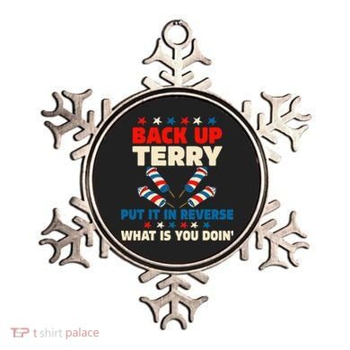 Back It Up Terry Put It In Reverse July 4th Fireworks Terry Ornament