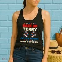 Back It Up Terry Put It In Reverse July 4th Fireworks Terry Women's Tank Top thumb 2