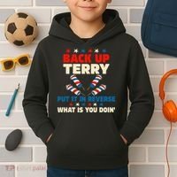 Back It Up Terry Put It In Reverse July 4th Fireworks Terry Kids Hoodie thumb 2