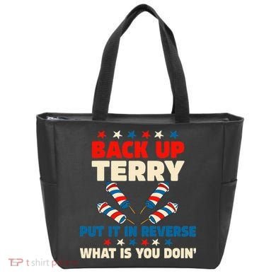 Back It Up Terry Put It In Reverse July 4th Fireworks Terry Tote Bag
