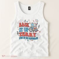 Back It Up Terry Put It In Reverse 4th Of July Independence Day America Tank Top thumb 2