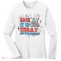 Back It Up Terry Put It In Reverse 4th Of July Independence Day America Women's Long Sleeve Shirt thumb 0