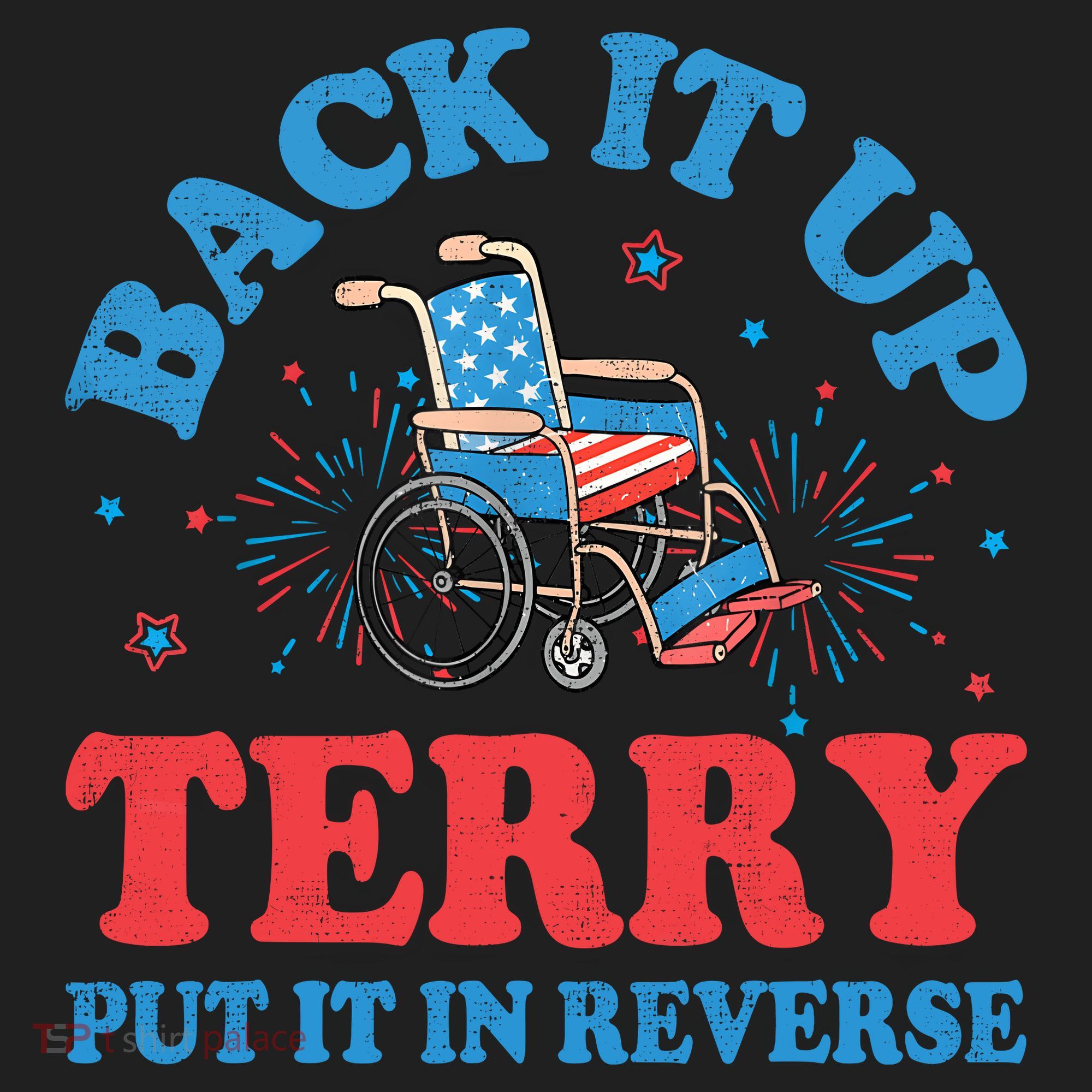 Back It Up Terry Put It In Reverse 4th Of July Fireworks Women's Sweatshirt