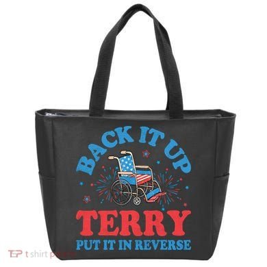 Back It Up Terry Put It In Reverse 4th Of July Fireworks Tote Bag