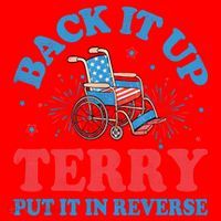 Back It Up Terry Put It In Reverse 4th Of July Fireworks Santa Hat thumb 1