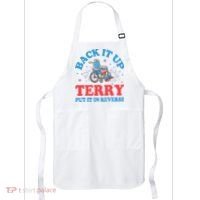 Back It Up Terry Put It In Reverse 4th Of July Fireworks Apron thumb 0