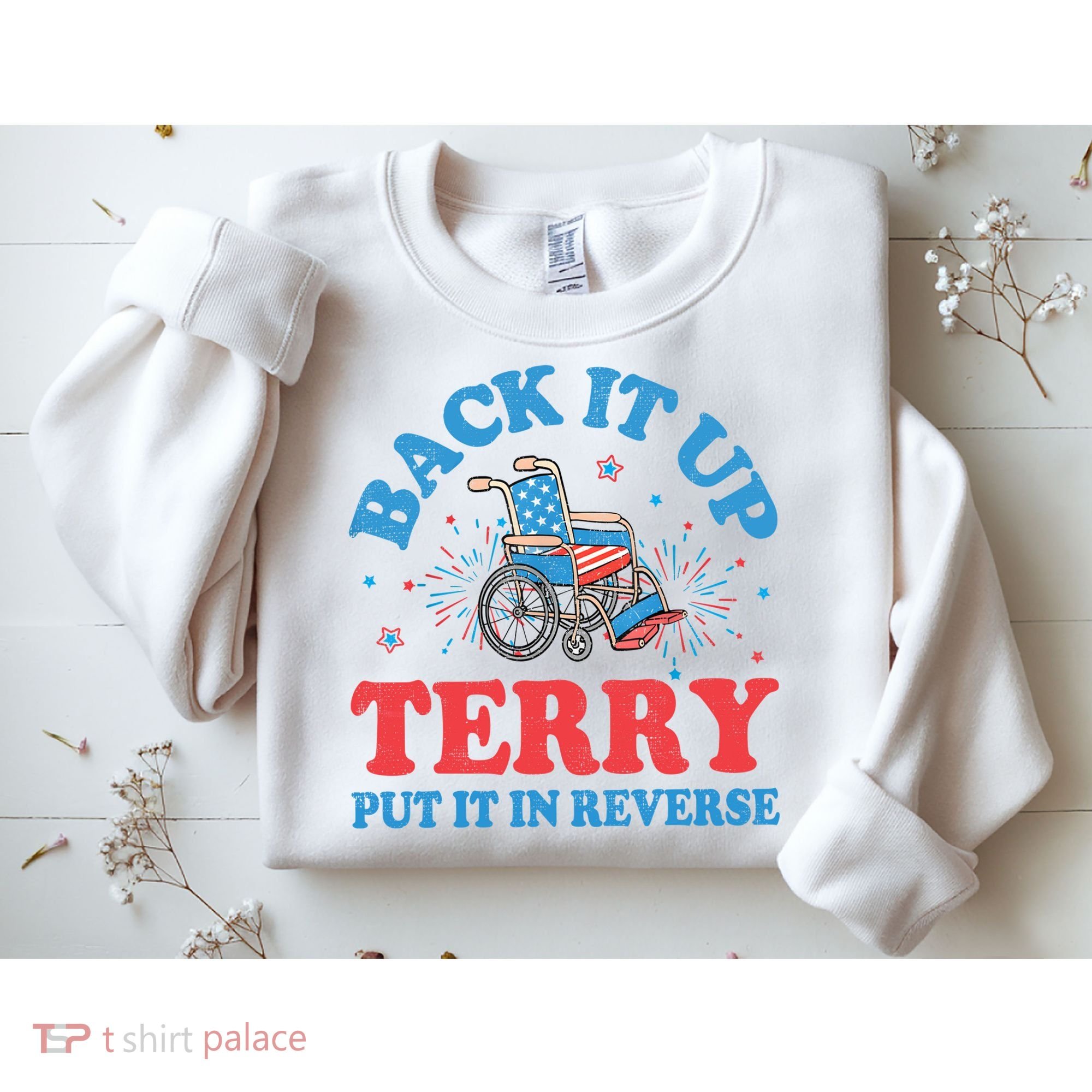 Back It Up Terry Put It In Reverse 4th Of July Fireworks Sweatshirt