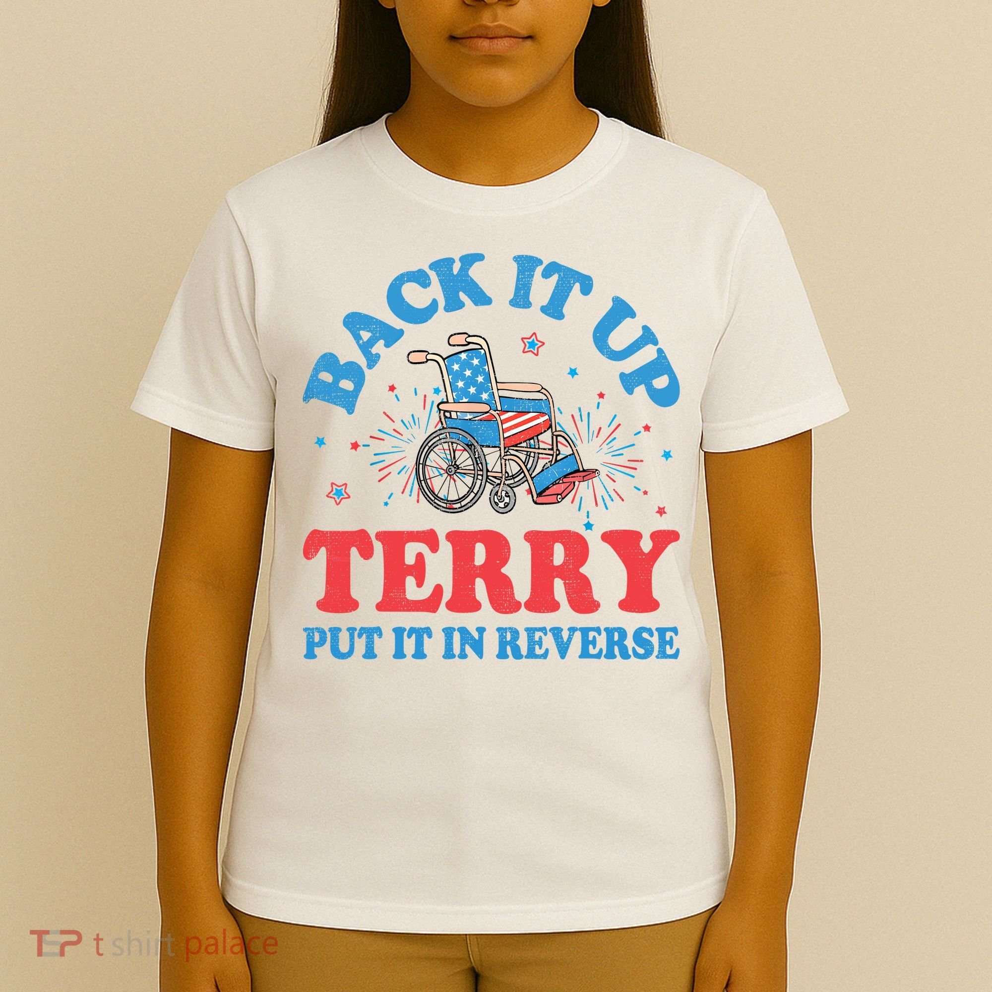 Back It Up Terry Put It In Reverse 4th Of July Fireworks T-Shirt