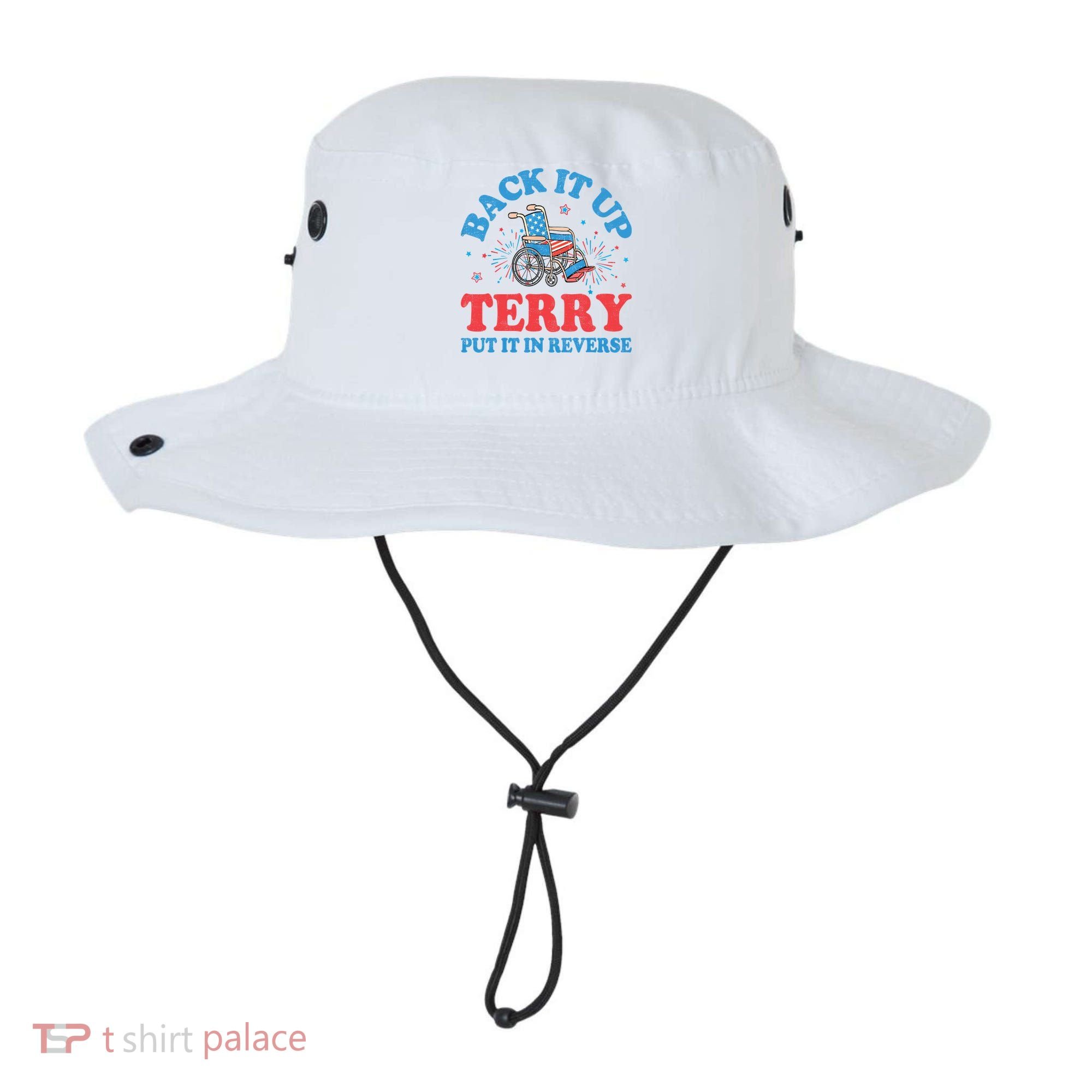 Back It Up Terry Put It In Reverse 4th Of July Fireworks Bucket Hat