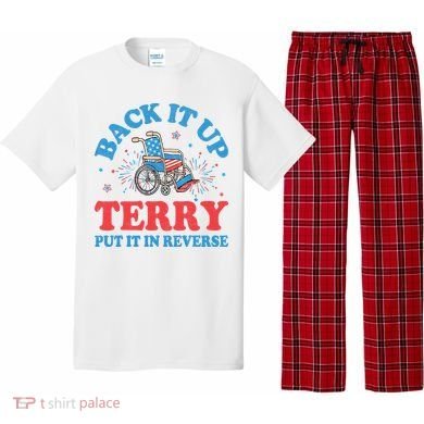 Back It Up Terry Put It In Reverse 4th Of July Fireworks Pajama Set
