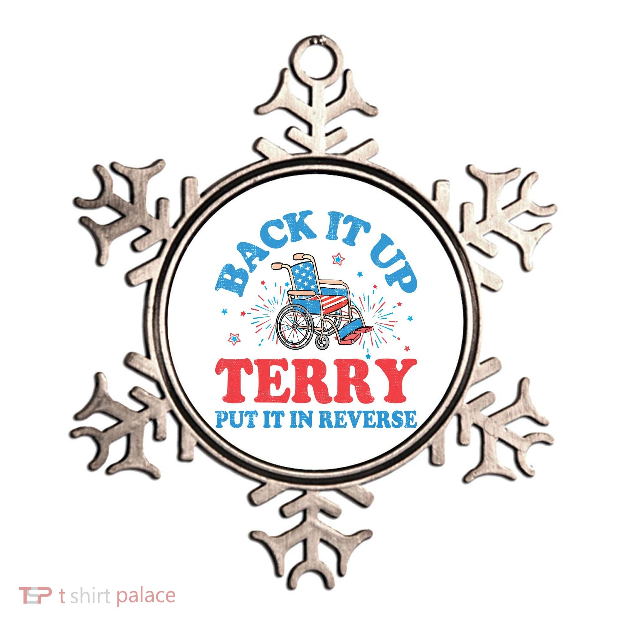 Back It Up Terry Put It In Reverse 4th Of July Fireworks Ornament
