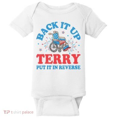 Back It Up Terry Put It In Reverse 4th Of July Fireworks Baby Bodysuit