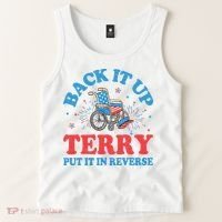 Back It Up Terry Put It In Reverse 4th Of July Fireworks Tank Top thumb 2