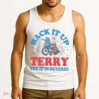 Back It Up Terry Put It In Reverse 4th Of July Fireworks Tank Top thumb 3