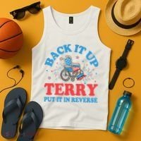 Back It Up Terry Put It In Reverse 4th Of July Fireworks Tank Top thumb 4