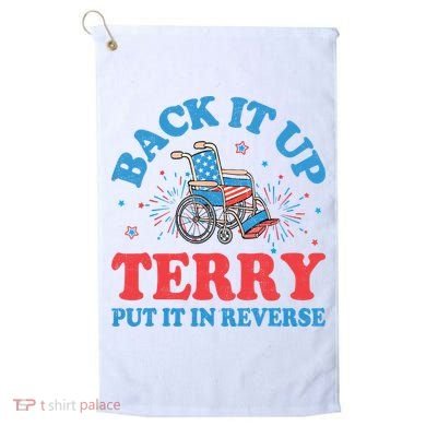 Back It Up Terry Put It In Reverse 4th Of July Fireworks Golf Towel