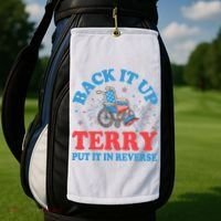 Back It Up Terry Put It In Reverse 4th Of July Fireworks Golf Towel thumb 2
