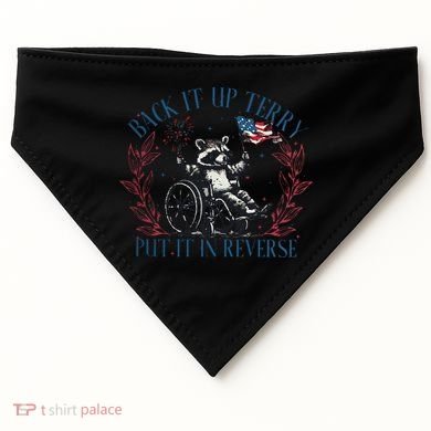 Back It Up Terry Retro 4th Of July USA-Made Doggie Bandana