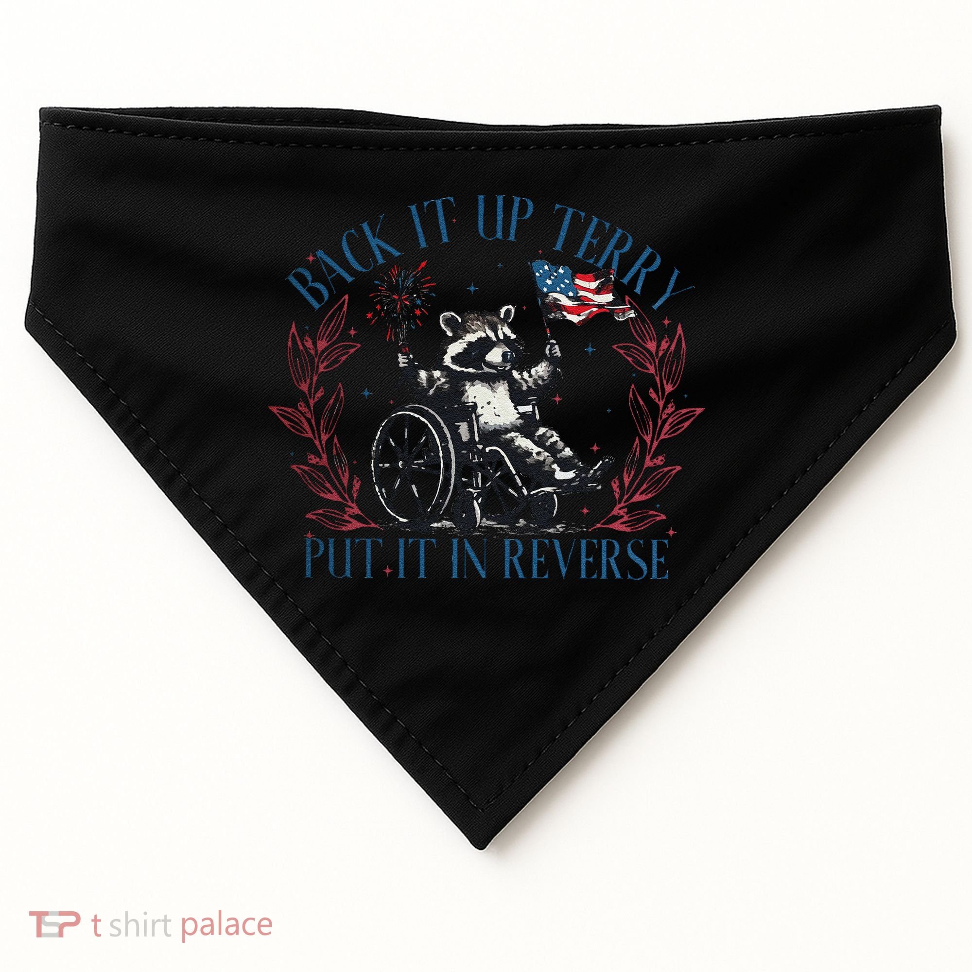 Back It Up Terry Retro 4th Of July USA-Made Doggie Bandana