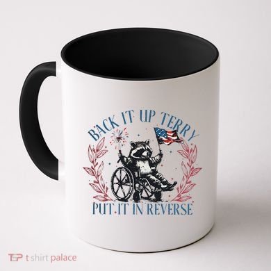 Back It Up Terry Retro 4th Of July Coffee Mug
