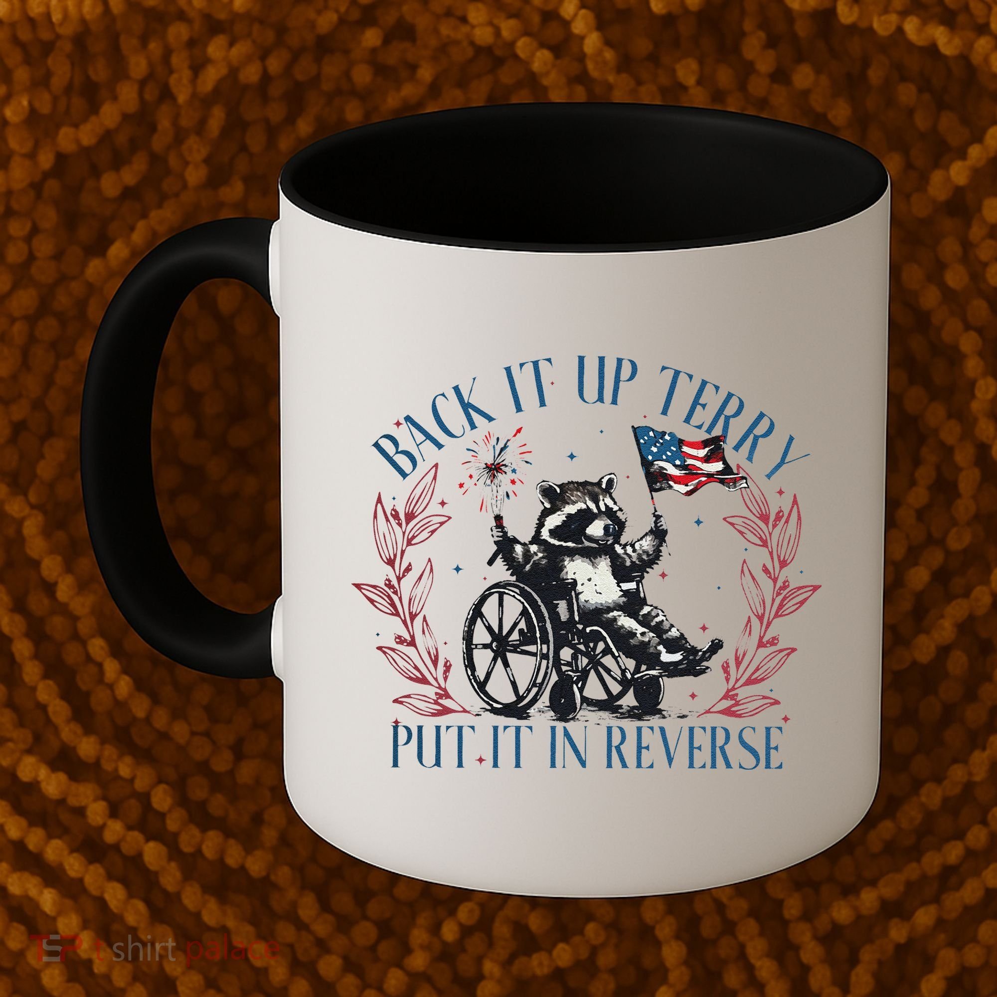Back It Up Terry Retro 4th Of July Coffee Mug