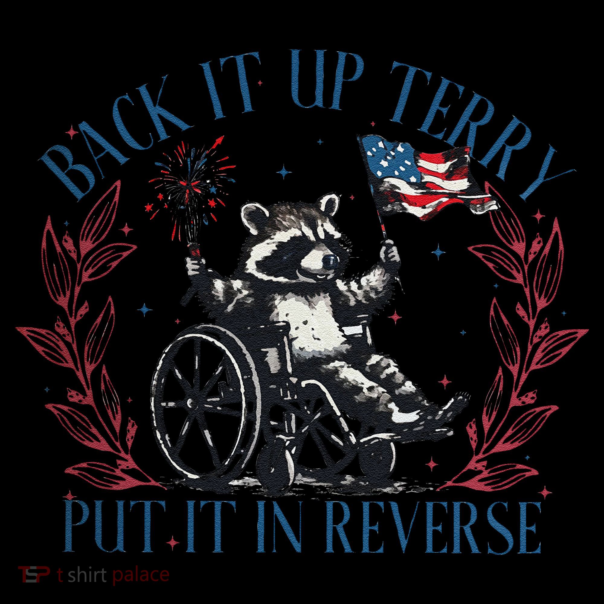 Back It Up Terry Retro 4th Of July Women's Hoodie