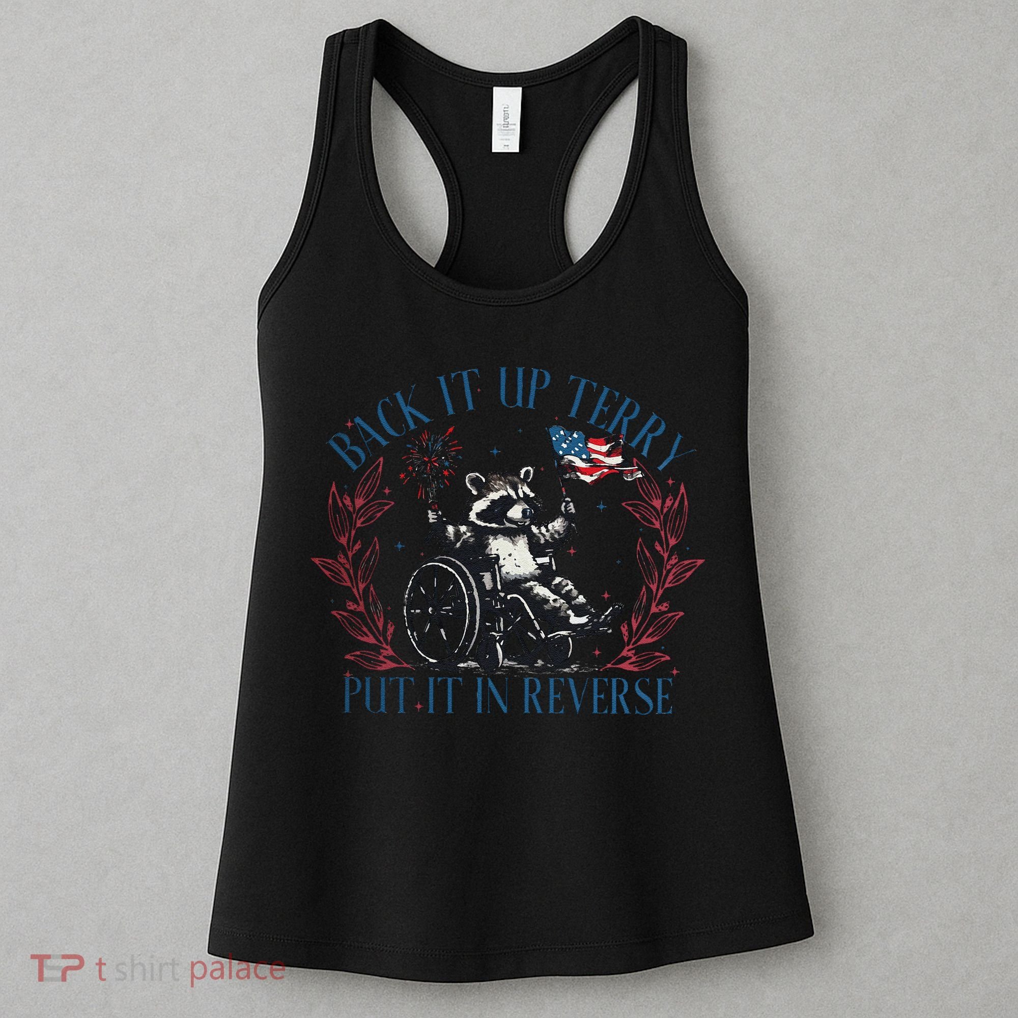 Back It Up Terry Retro 4th Of July Women's Tank Top