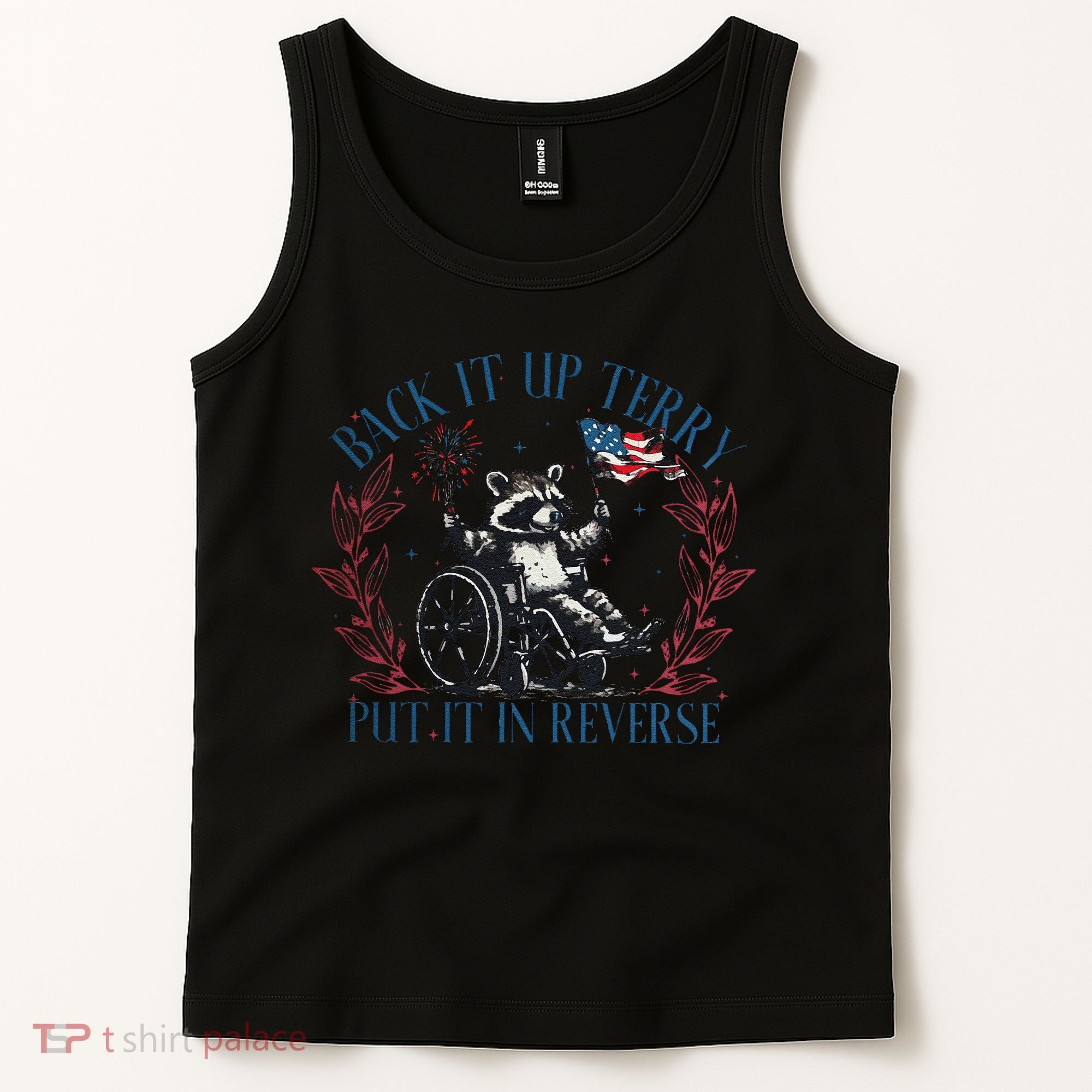 Back It Up Terry Retro 4th Of July Tank Top