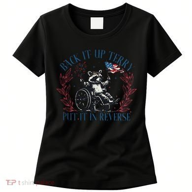 Back It Up Terry Retro 4th Of July Women's T-Shirt
