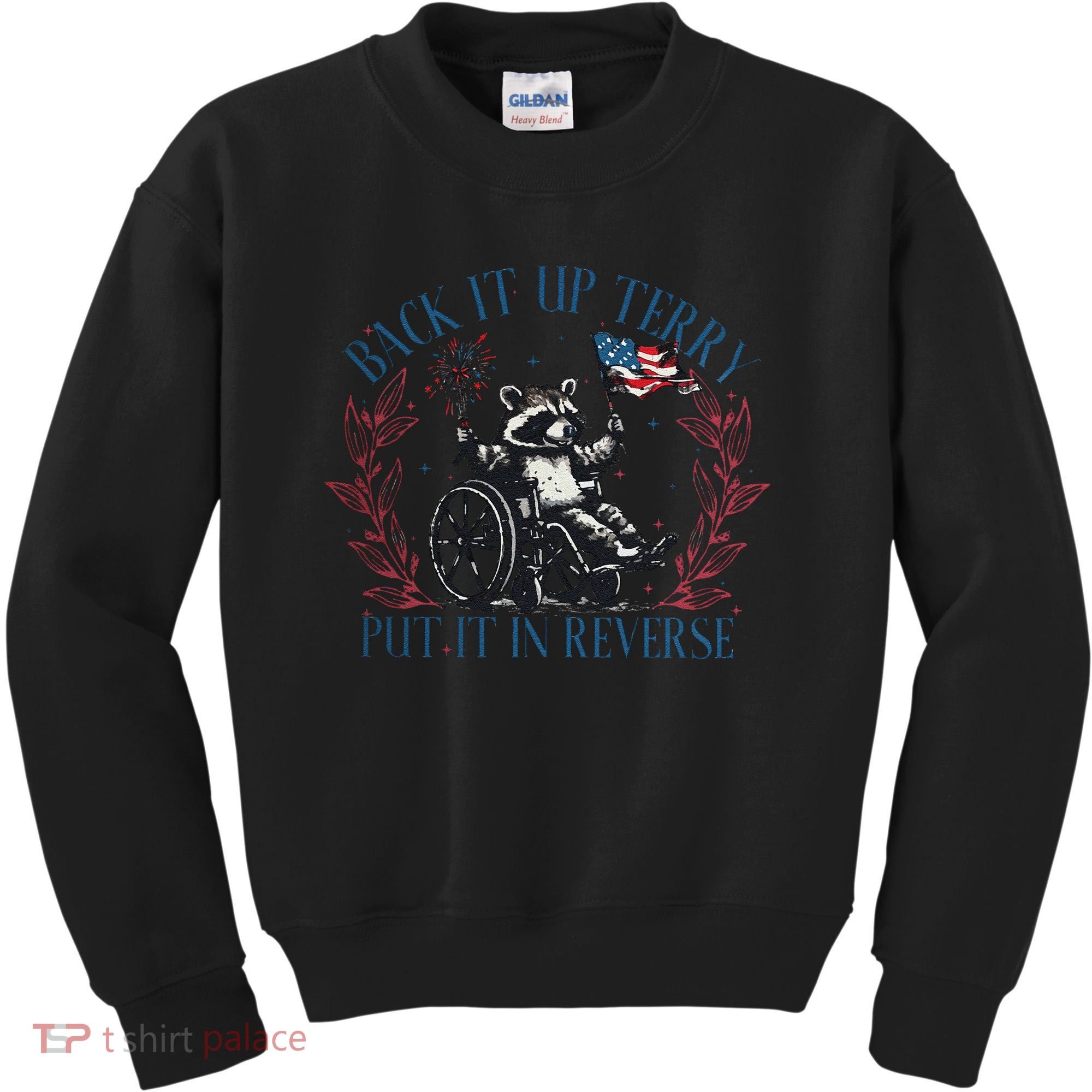 Back It Up Terry Retro 4th Of July Kids Sweatshirt