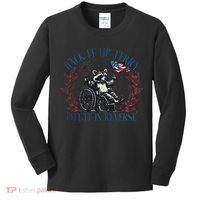 Back It Up Terry Retro 4th Of July Kids Long Sleeve Shirt thumb 0